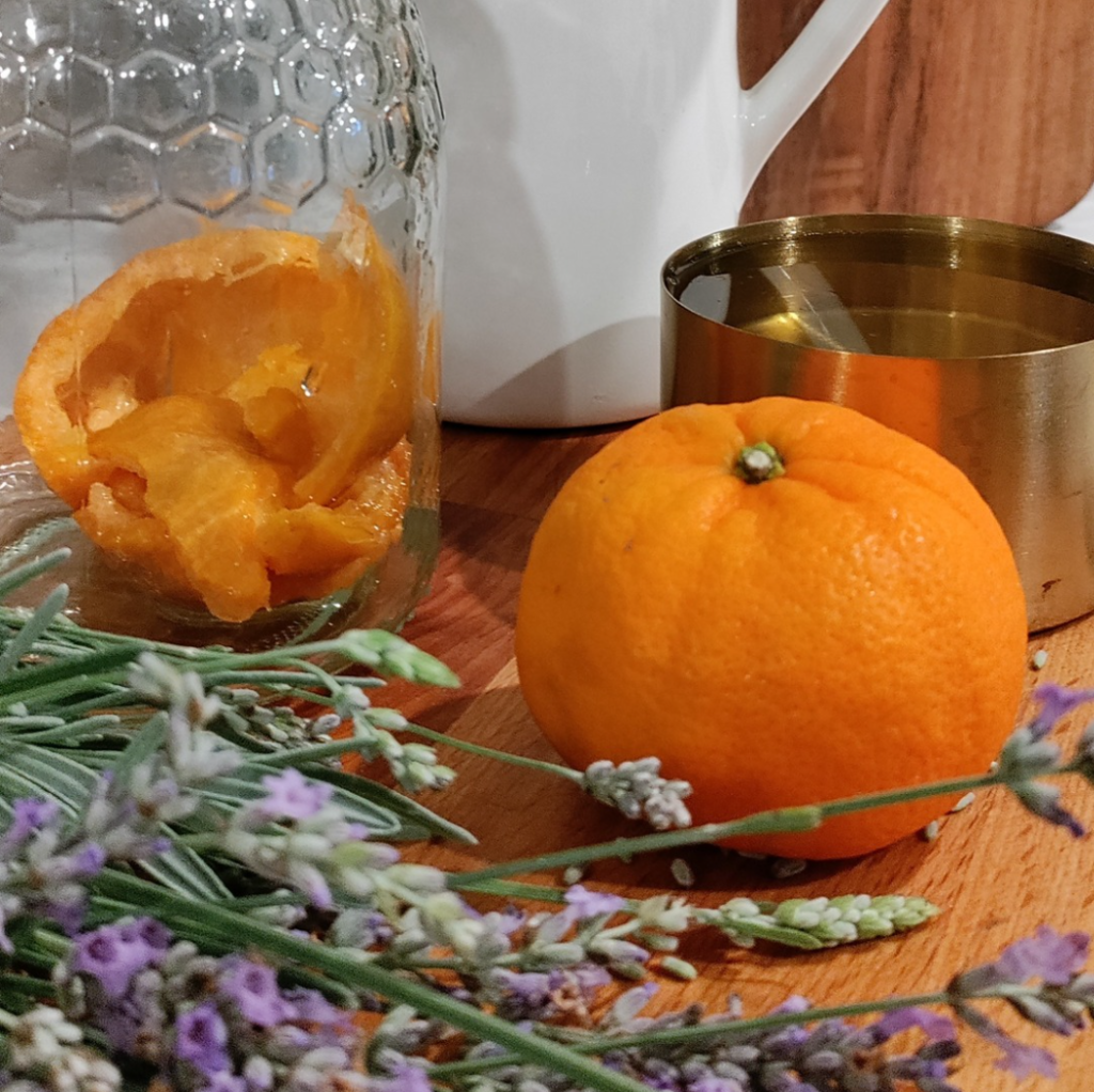 O MEU MULTISUPERFÍCIES PREFERIDO, TANGERINA E&nbsp;ALFAZEMA